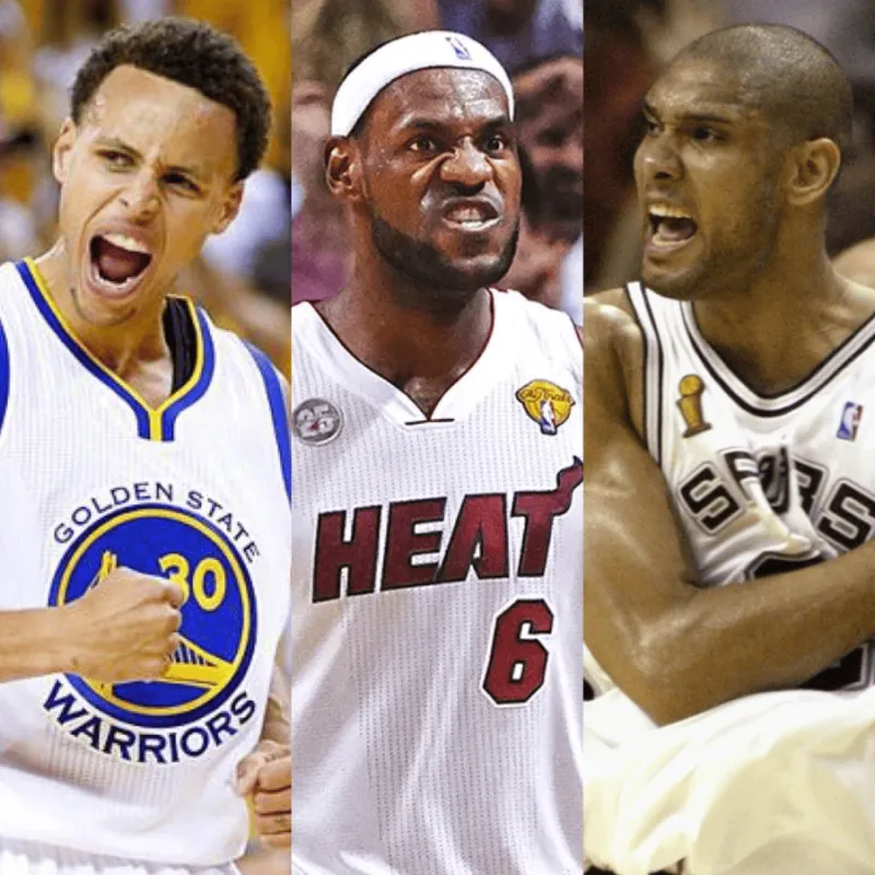 24/25赛季NBA过去3位单赛季同时拿MVP和总冠军球员：库里、詹姆斯、邓肯