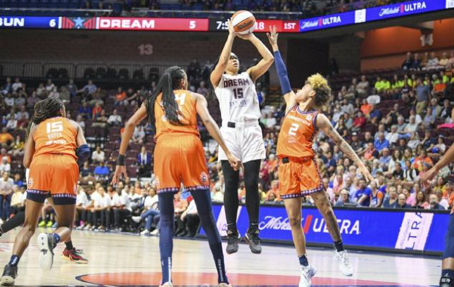 WNBA集锦：2024年10月07日康涅狄格太阳VS明尼苏达山猫全场比赛视频集锦