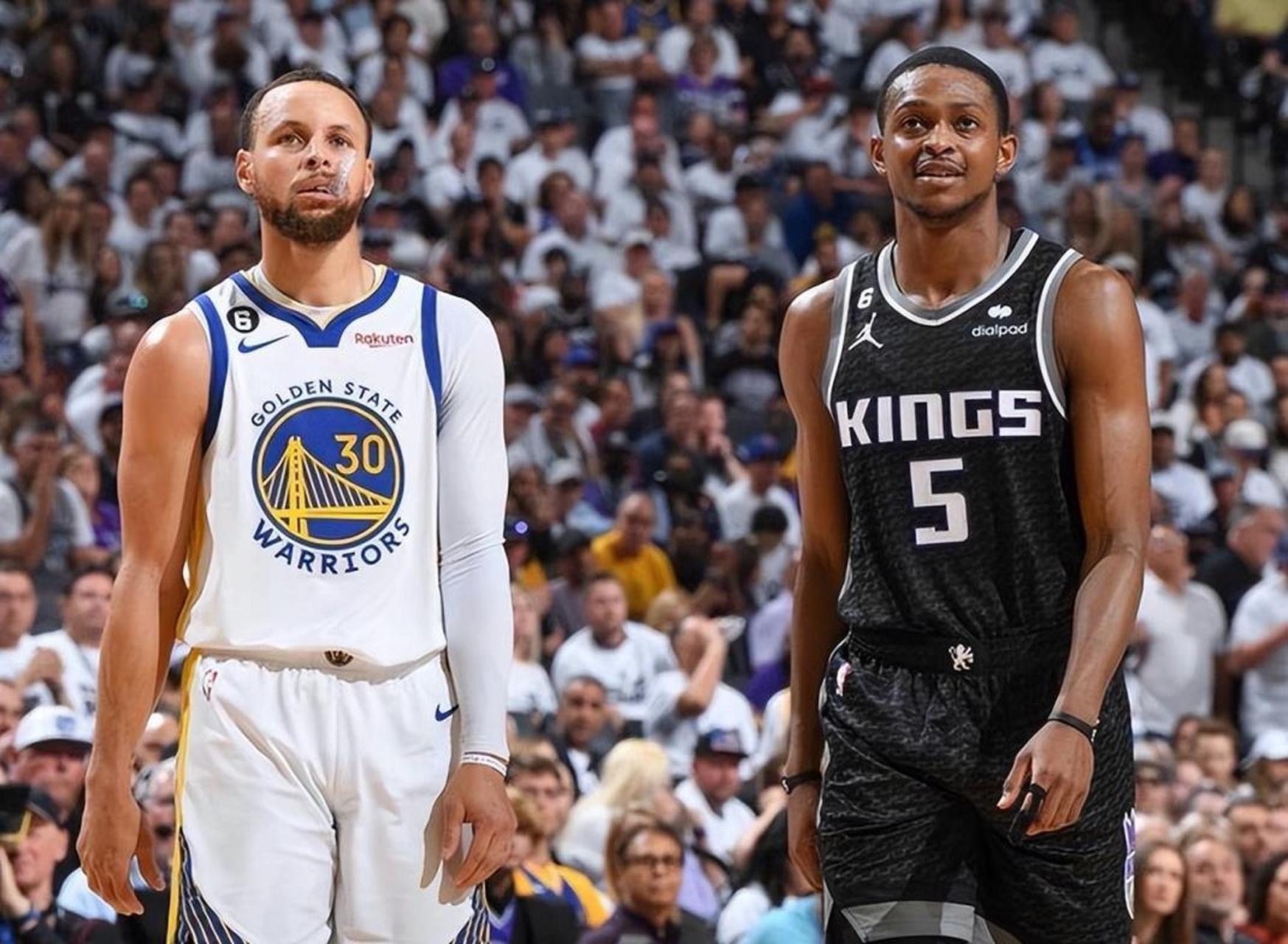 福克斯外线神操作，点飞两人防守后迎着库里打成2+1